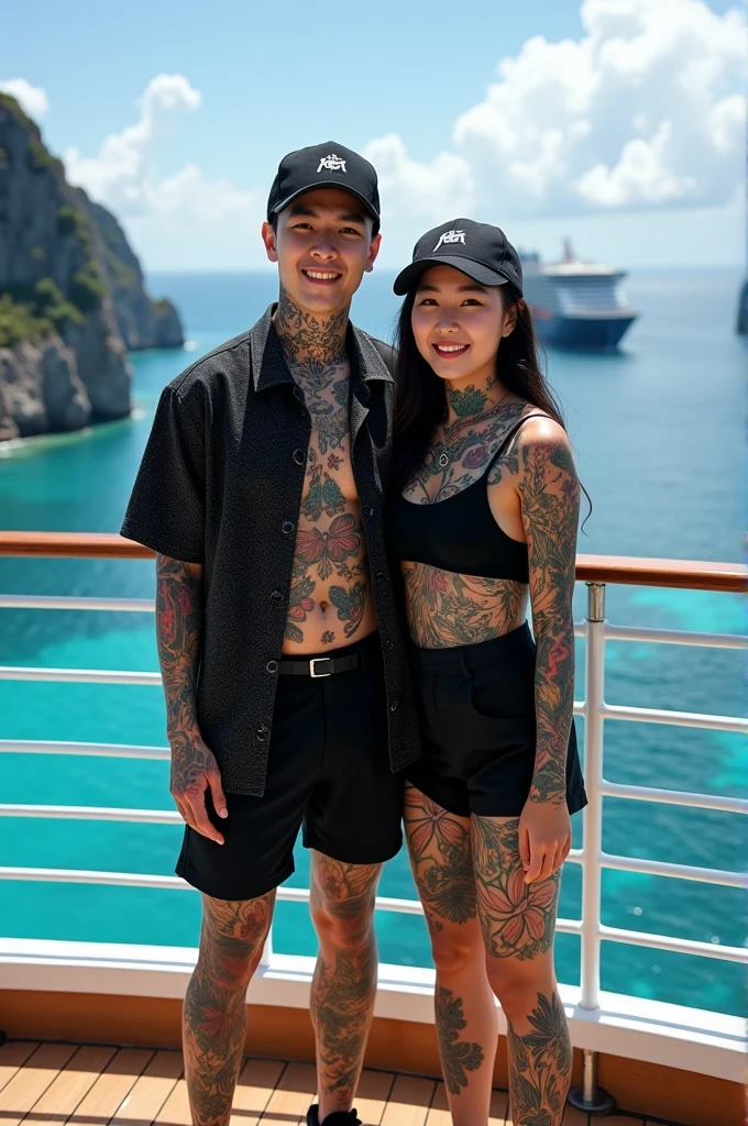 faaris azura, on a yacht, millionaire