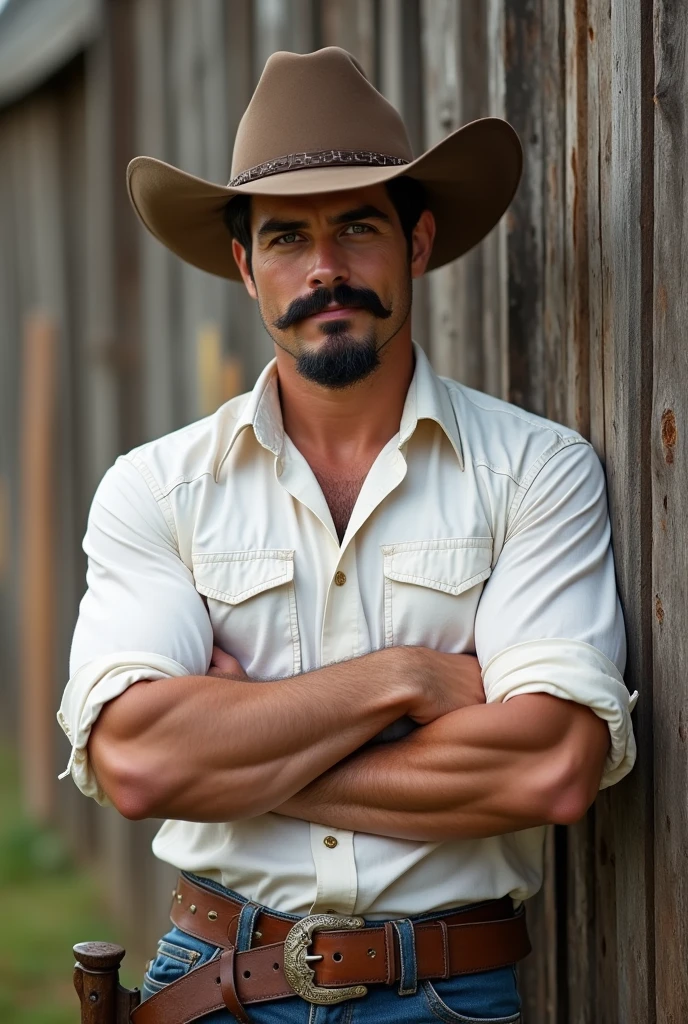 paul rudd, ???? with a cowboy hat, ?????, side profile-view, full body, jockstrap ?????????, various poses
