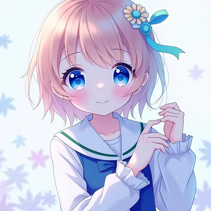 Chibi Character,High image quality,girl,Orange,Maple scenery - SeaArt AI