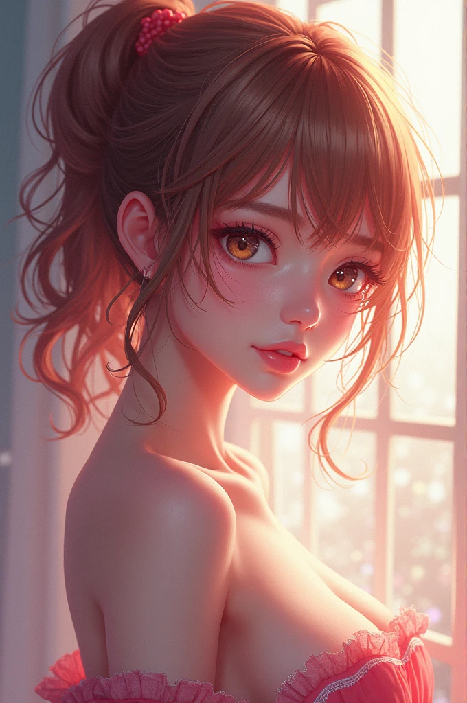 1 girl, 6 years old, dark red hair, dark brown eyes, naked, photorealistic, extremely detailed, hyper realistic skin, beautiful detailed face, beautiful detailed eyes, beautiful detailed lips, extremely detailed facial features, highly detailed skin texture, intricate details, lifelike, incredible realism, porcelain skin, delicate features, perfect proportions, flawless complexion, cinematic lighting, dramatic lighting, natural lighting, soft lighting, volumetric lighting, chiaroscuro, dramatic shadows, depth of field, beautiful bokeh background, ethereal, angelic, pure, innocent, vulnerable, sensitive, emotional, serene, contemplative, pensive