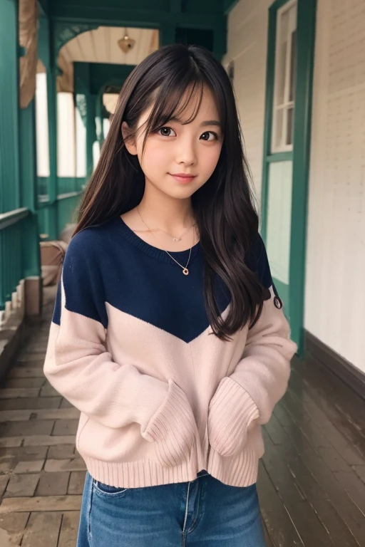 (8K、Raw photography、top-quality、masuter piece:1.2)、ultra-detailliert、ultra res、(realisitic、realisitic写真:1.37),stage、 a japanese girl、11歳のa japanese girl、Skinny Girl、Very young girl、naked girl in santa claus clothes、A smile、grin、stares at the camera、I don't wear clothes、NSFW Photos、Sexual Photography、Nude gravure