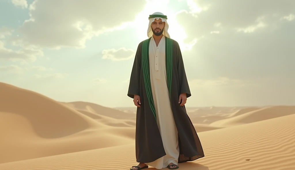 arab man, comerciante, Antic Era, Standing in the Arabian Desert