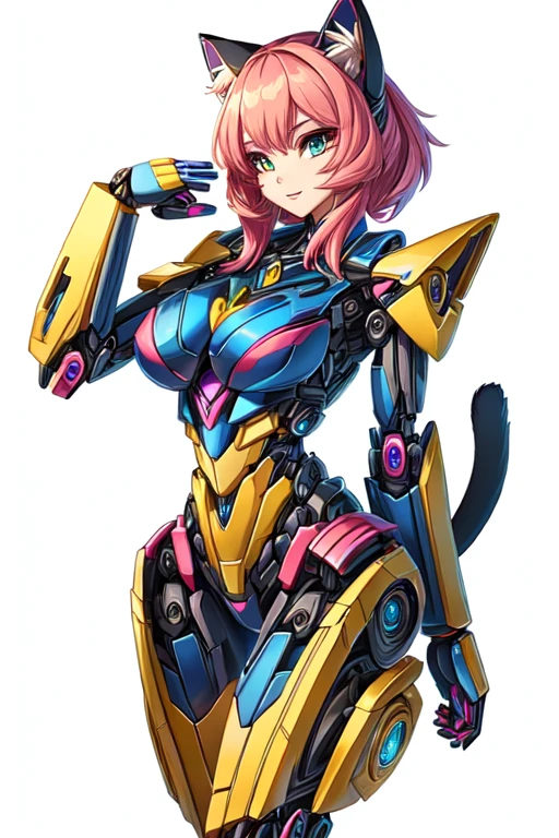 Female nice eyes cat transformers autobots style