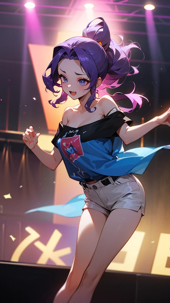 tmasterpiece, La mejor calidad en el mejor de los casos, 1girl, Kyoka Jiro, senos grandes,Vestimenta fuera del hombro,(escote),(Primer plano de la parte superior del cuerpo),Criado sexy,is shy,smil,con cabello rosado, Pelo largo blanquecino, (Globos oculares purpura:1.4), Forehead protection, Los cerezos,Cerezos en flor volando,Ropa negra,Media cremallera, mostrando sus grandes tetas, Mirando al espectador, Hermosos ojos, sonrisa seductora sexy, belleza, GIRL sole