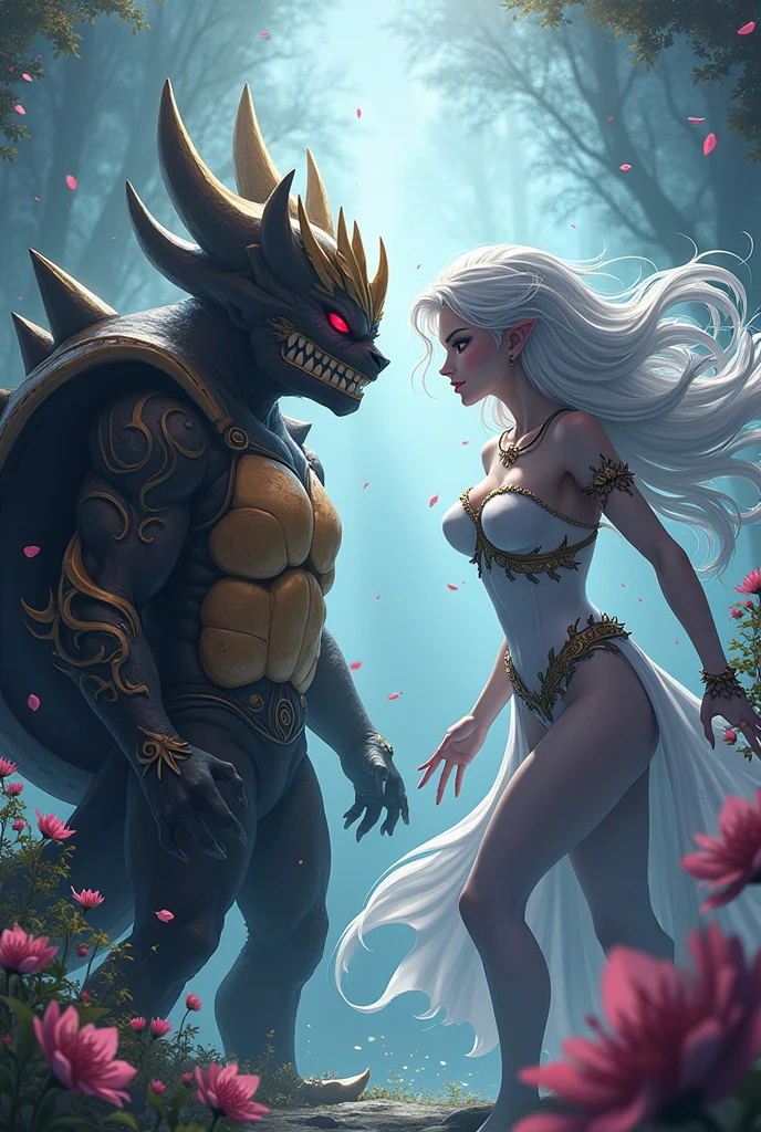 nsfw:1.3, 1girl and a monster,18yo,Beautiful,(Cute and lovely),cute girl,upward breasts,waist slender,green eyes,(evil_horse-faced monster with six arms is having sex with a beautiful blond girl.that's disgusting horse of sore skin monster with yellow eyes,dark arua,((((six extra arms is beefy)))).consensual tentacles),vaginal, sex,(((tears,orgasm,embarrassed))), open mouth,  spread legs, pussy, sweat, steam, (((((excessive cum))))),Tiara on the head, dark forest, standing on bright red water. The intricacies of the Stealing customers, the mesmerizing effects of his conjurations, and the level of detail in his weathered face all contribute to a captivating visual experience. This artwork is presented in stunning UHD resolution, allowing you to appreciate every nuance and intricacy in breathtaking detail. mtg art,magic the gathering art.tentacl,wide shot,full body,high resolution:1.7, incredibly absurdres, kawaii:1, cute:1.5, hires.fix,anime visual:1,incredibly fine illustration,8k,masterpiece:1.2,best quality, high quality, exquisite, beautiful,insanely detailed, intricate detailed, extremely detailed, Super Definition,ultra high res, Super Resolution, best aesthetic, ultra detailed:1.5,best quality, perfect face, detailed face, illustration:1.2, 8k cg wallpaper, stunning art,absurdres,octane render,ultra hires,
