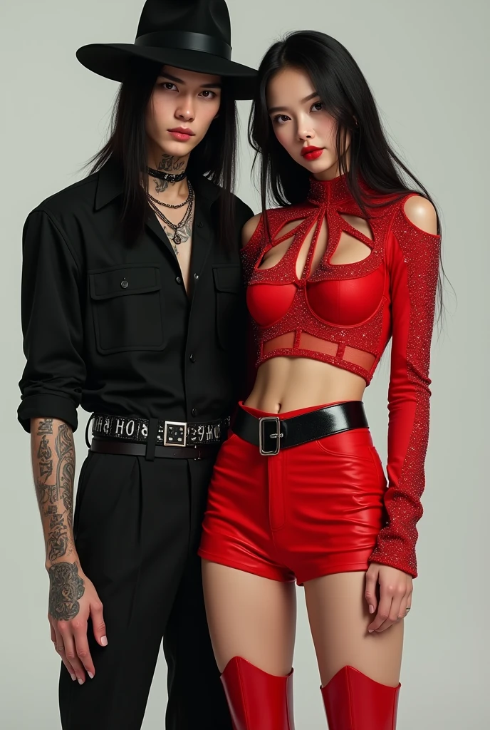 Fight between heaven and hell for tattoo