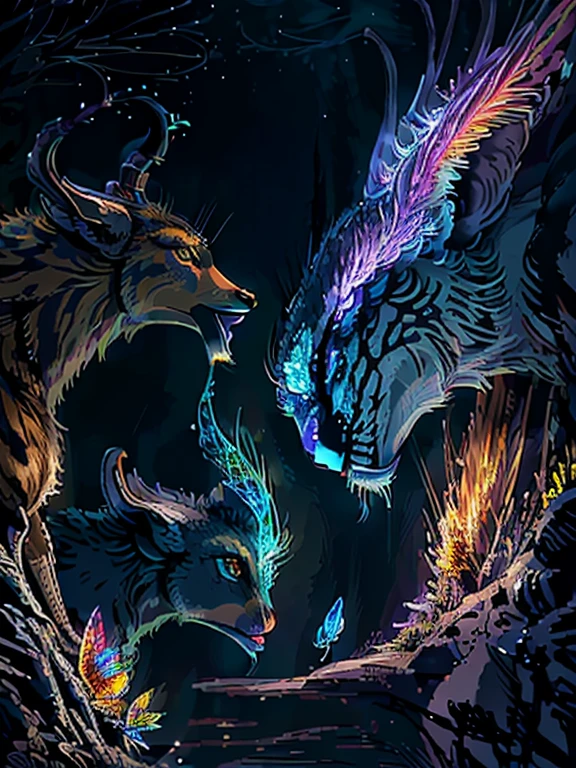Symbiosis of intergalactic species.