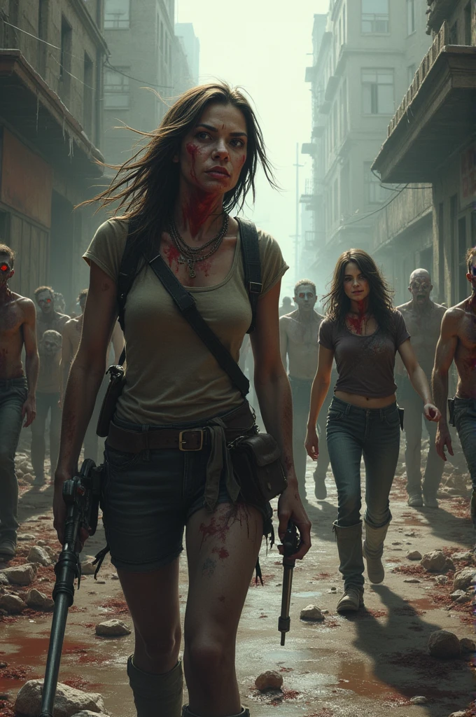 Dead island, zombies ladies, twon, scary