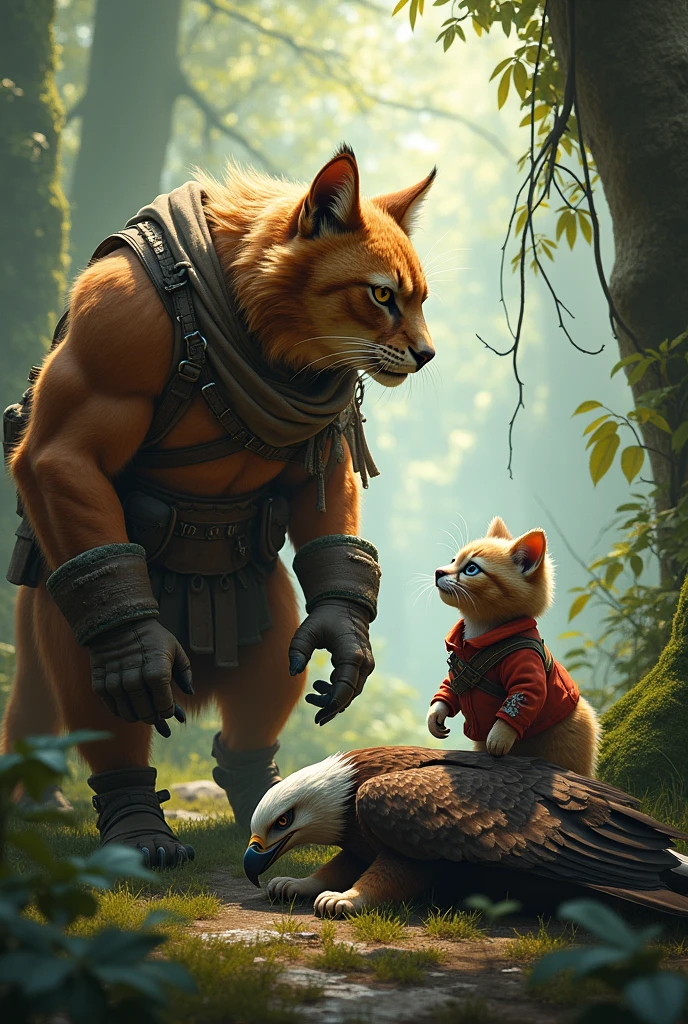 Solo Sexy young anthro furry lion male mercenary medieval soliders, slim slim muscular, anthro handsome gay shorter muzzle, handsome gay model male apperance, sword scars, worn out leather skimpy armament, low on hips heavy leather belt, old very worn out skimpy dirty linen material jockstrap, old yellow dirty worn out stains on white sawn jockstrap, very visible "x" brown seam pattern on the jockstrap, studded skimpy armlets breastplate armor, skimpy breastplate, leather bondages, fingerless leather gloves, smelly unwashed husk, dirty body look, desert battlefield, standing in sexy fighting position, close view of full character, blooded husk, blooded sword