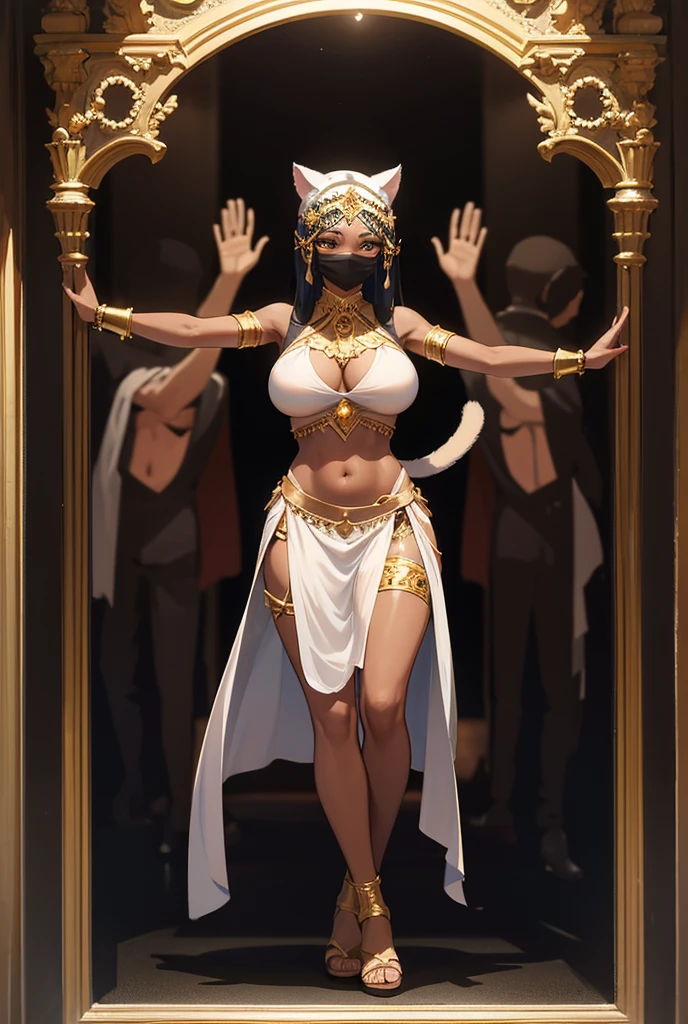 topless slave dance