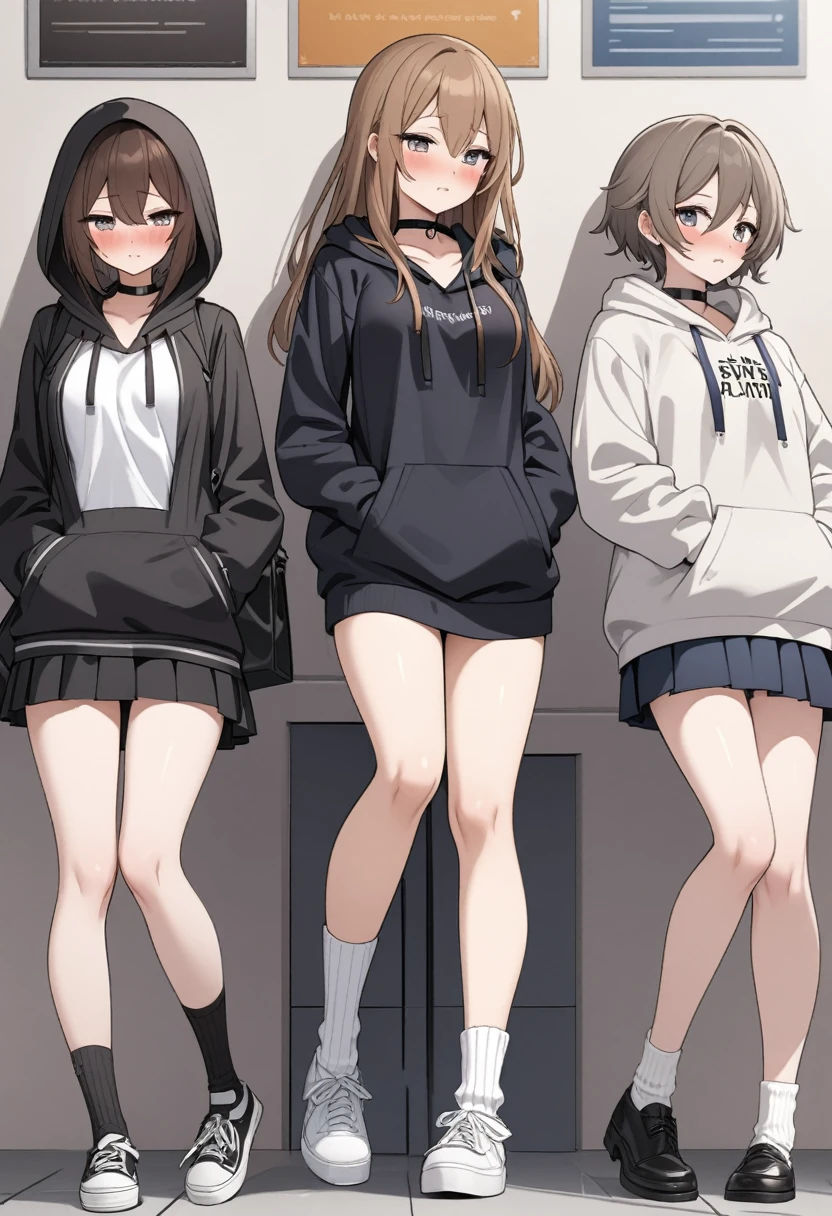(1 girl, have to pee, peeing herself, peeing, peeing self, crying, very desperate to pee, have to pee, have to pee, peeing, peeing self, peeing, peeing self:1.5), (girl and other many girls waiting in line restroom, winter clothes, long winter skirt, pantyhose, city, foot ware, 1 small bag, have to pee, covering crotch, knees together and feet apart, hand between legs:2), (leaning forward, erotic twist of the body:1.6), (Raspy breath, shaded face, despair, impatient, full face blush, embarrassed, empty eyes, constricted pupils, looking afar:1.5), (girl can't stand up straight:1.5), (detailed face, best quality:2), (makeup), open mouth, from side