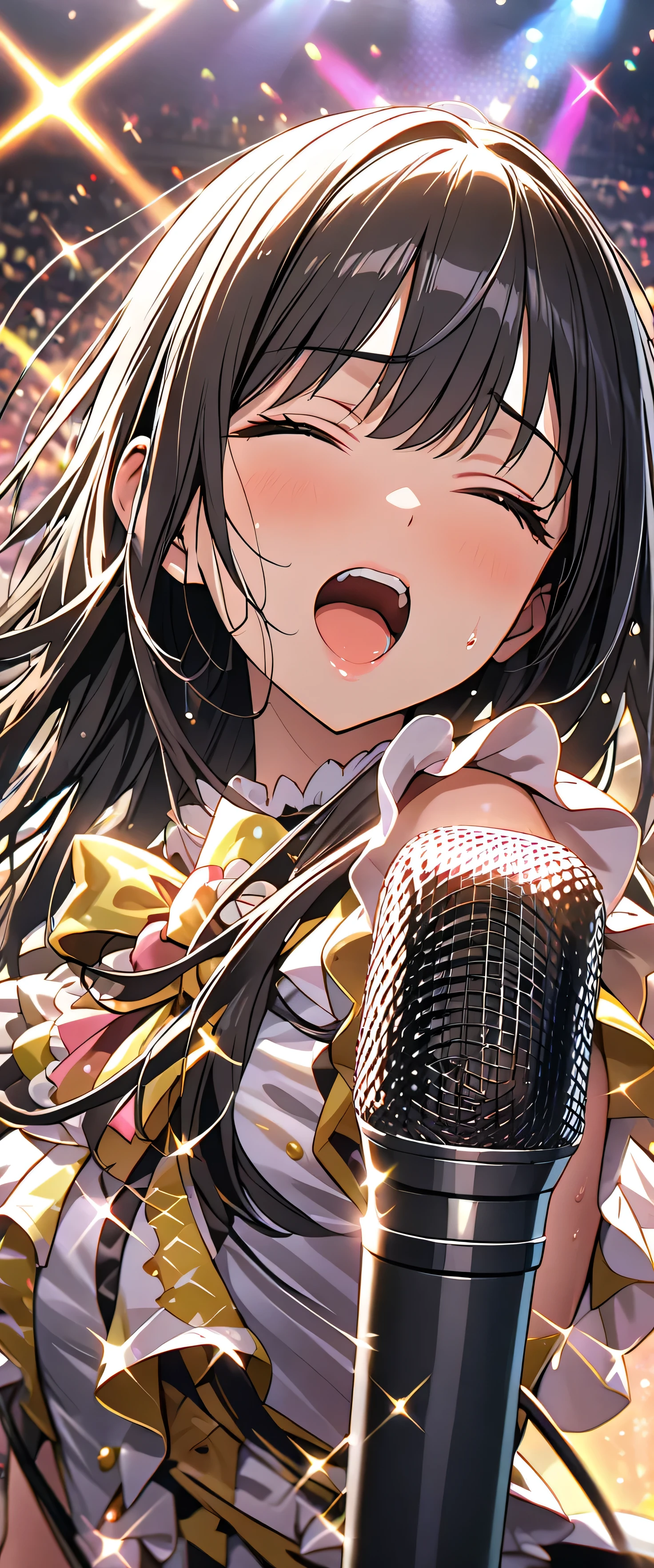 Idol、stage、microphone、