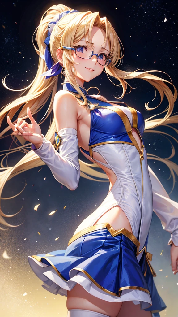((Highest quality、masterpiece、anime style、best quality、high resolution、8k、detailed、ultra-detailed:1.3))、Long legs、Sharp focus:1.2, Beautiful woman with perfect figure:1.4、(Smiling:1.2), double eyelid、30-year-old female、Sexy pose、((((Close your mouth、One Woman、メイド:1.5)))),The background is a different world、movement,dynamism、ファイティングポーズ