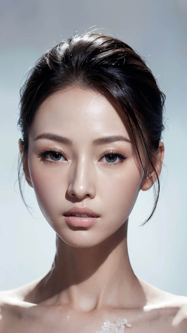 1. fashion model [[[[close up]]]], [[[[neck]]]], [[[[Shoulder]]]], (((Complete head)))，(((complete hairstyle)))，Perfect eyes, Perfect Iris，Perfect lips，Perfect Teeth，Perfect skin，White skin，Soft headlights，High-density imaging，Chinese women&#39;s bun，（Clean and delicate face），((White Chinese short-sleeved cheongsam))，((Half-length photo))，((Autumn background))，((秋天的Fallen Leaves，Fallen Leaves))，((Various dynamic poses))，((Autumn background的Fallen Leaves))，，masterpiece（Soft colors：1.2）