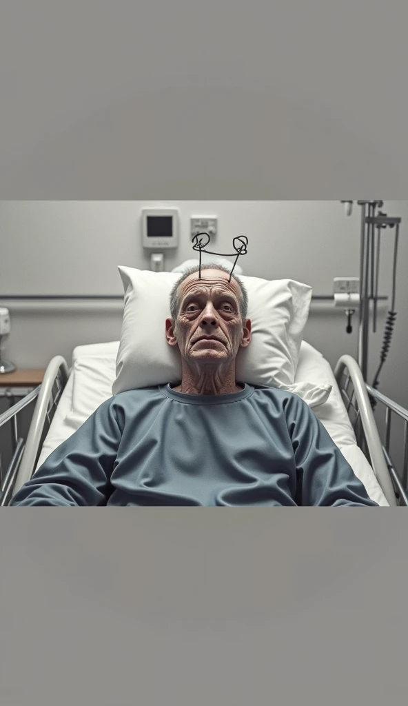 1950s hospital room, patologist Thomas Harvey holding a brain with gloved hands, focused expression, 1950s medical attire, dim overhead light casting shadows, Albert Einstein's body covered in a sheet, historical setting, cinematic, ultrarealistic.