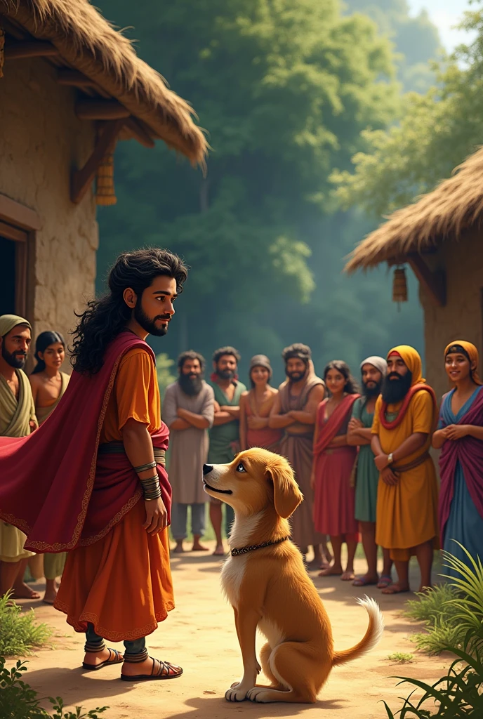 ?Rajju’s Plea for Help: Picture Rajju desperately calling for help as the lion approaches. How do the villagers respond this time? Why don’t they come to help?