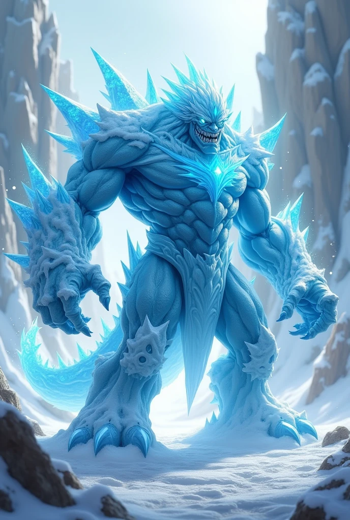 Frozen human scorpion-shaped creature (アニメ)