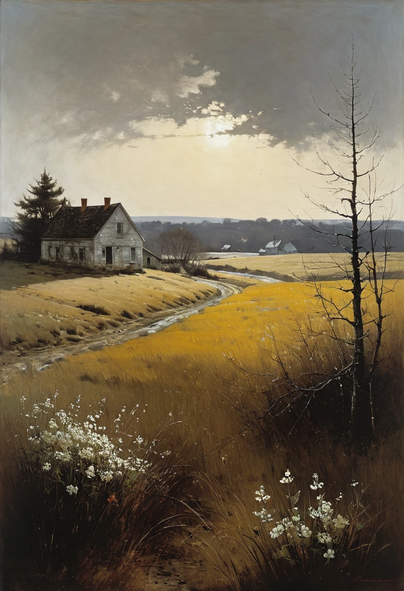 This is Andrew Wyeth - The Art of Andrew Wyeth - with a muted floral palette and dry brush technique that creates a sense of calm. Mark-13 (Mark-13) - robot, capable of self-healing. In a post-apocalyptic future, the Earth has become a scorched and lifeless planet.