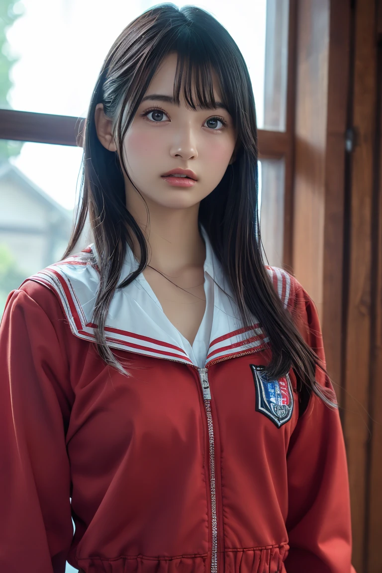 (8k, RAW Photos,highest quality, High resolution:1.1), (Ultra-realistic:1.4),(Realistic, Realistic:1.3),The Beauty of Japan、Rhythmic gymnastics club、Rhythmic Gymnastics Uniform、((Upper Body:1.3)),nsfw, (spread pussy:1.3)