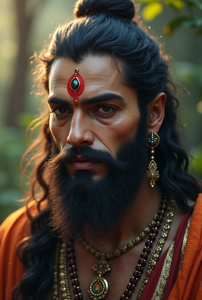 Emperor ashoka modern portrait 

