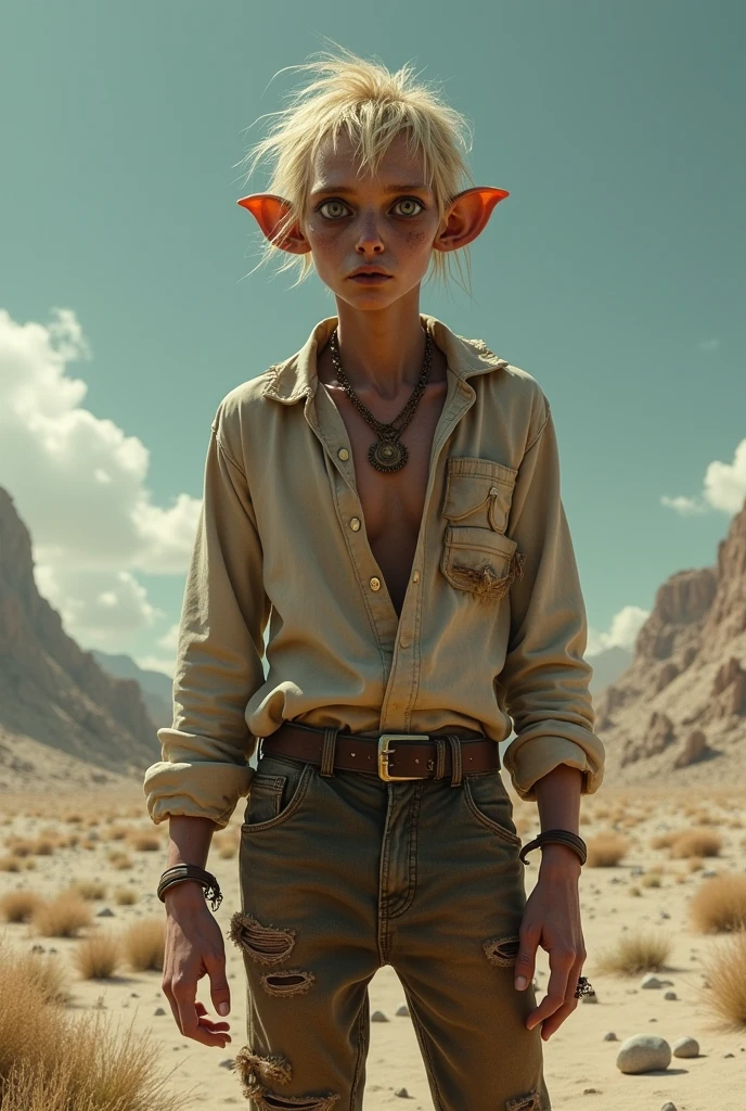 13 years old, blonde elf