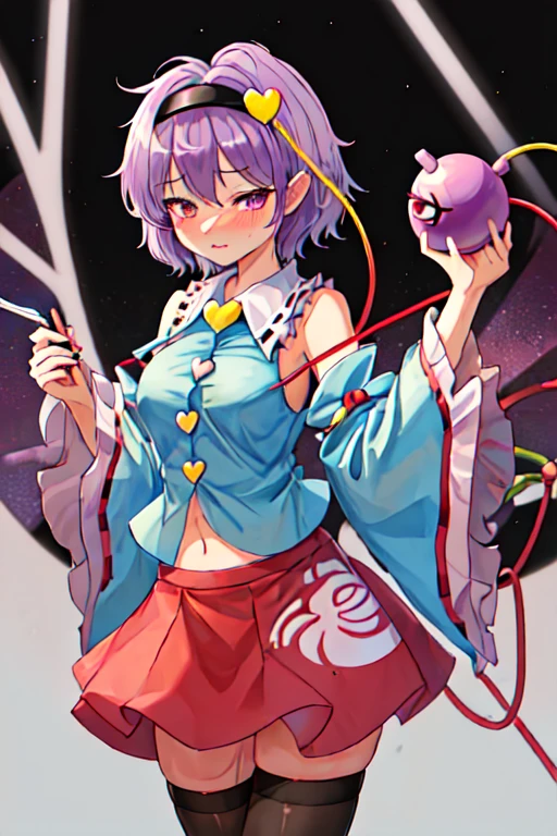 touhou komeiji_satori 1girl solo eyeball  purple_eyes purple_hair short_hair third_eye hairband black_headband hair_between_eyes open_mouth sweat  alternate_costume shirt p<xml><input>in</input></xml>k_shirt camisole white_camisole long_sleeves      heart_button skirt red_skirt m<xml><input>in</input></xml>i_skirt open_clothes open_shirt button_gap nose_blush  pantyhose black_pantyhose black_loafer gigantic_breasts big_belly <xml><input>in</input></xml>flation pregnant hand_on_own_stomach rub_one's_tummy shower carwash  wash<xml><input>in</input></xml>g wash<xml><input>in</input></xml>g_body brush<xml><input>in</input></xml>g_body <xml><input>in</input></xml>stallation_brush  Vertical_rotat<xml><input>in</input></xml>g_brush  washed_<xml><input>in</input></xml>_carwash rotating brush　Washing torture　Brush blame　Pinched　Having someone rub your stomach with a brush