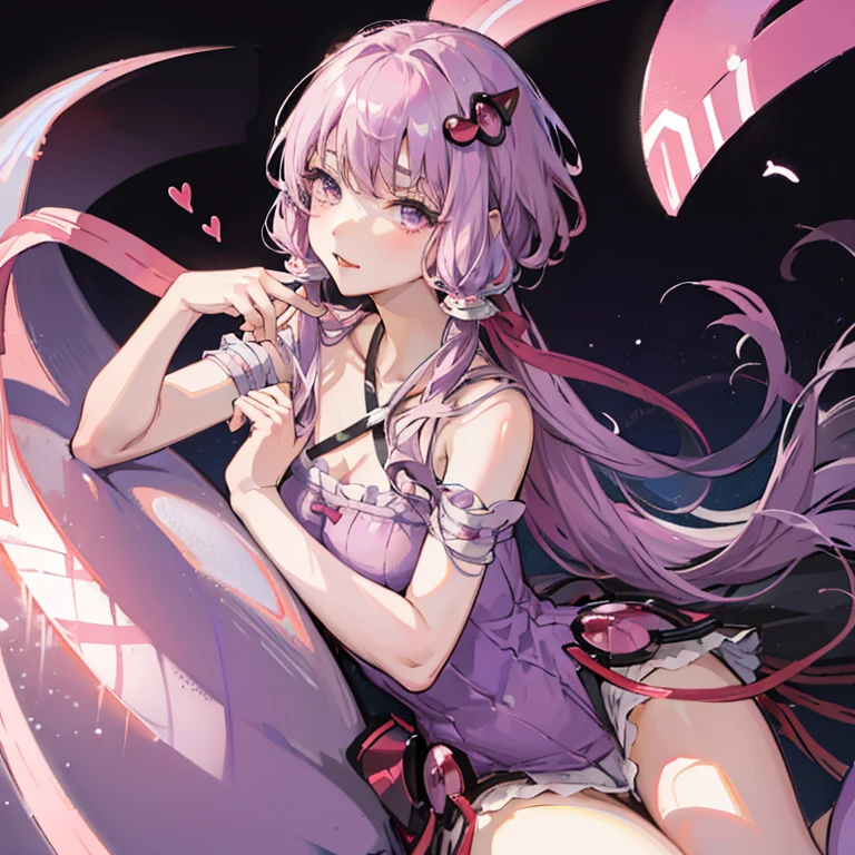 yuzuki yukari, gloss Lips, Sexy lips, Look at, saliva, Kissing Face, , spread leg,Overlooking, 