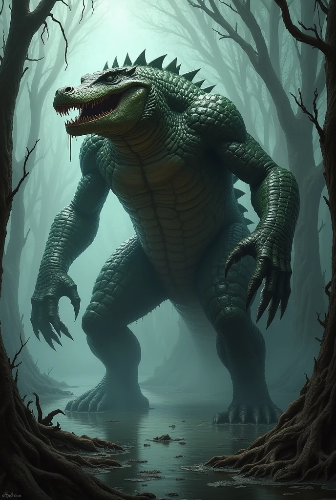 (by taran fiddler:1.4), masterpiece, detailed Bonifasko lighting, [crepuscular ray], best details, real life, depth of field, (bright lighting:1.4), detailed background, nude, solo female, (anthro), (anthro crocodile:1.4), anthro alligator, reptile, 🐊, monster, sexy girl woman, femme, genitals, hairy pussy, breasts, exposed vagina, with bushy pubic hair and armpit hair, snarling, growling, attitude, (breasts:1.2), clear details, (monster girl:1.2), powerful, pleasure, orgasm, self-pleasure, wet pussy, (genital close up:1.2), (stinky, smelly, sweaty:1.2), purple eyes, pink claws, pierced nipples, perfect hands, muscular, pouncing at the viewer, attacking viewer, jungle, forest