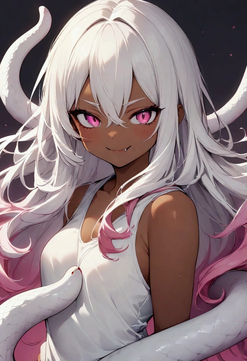 Naked furry hentai Dark skin Pink nails White hair