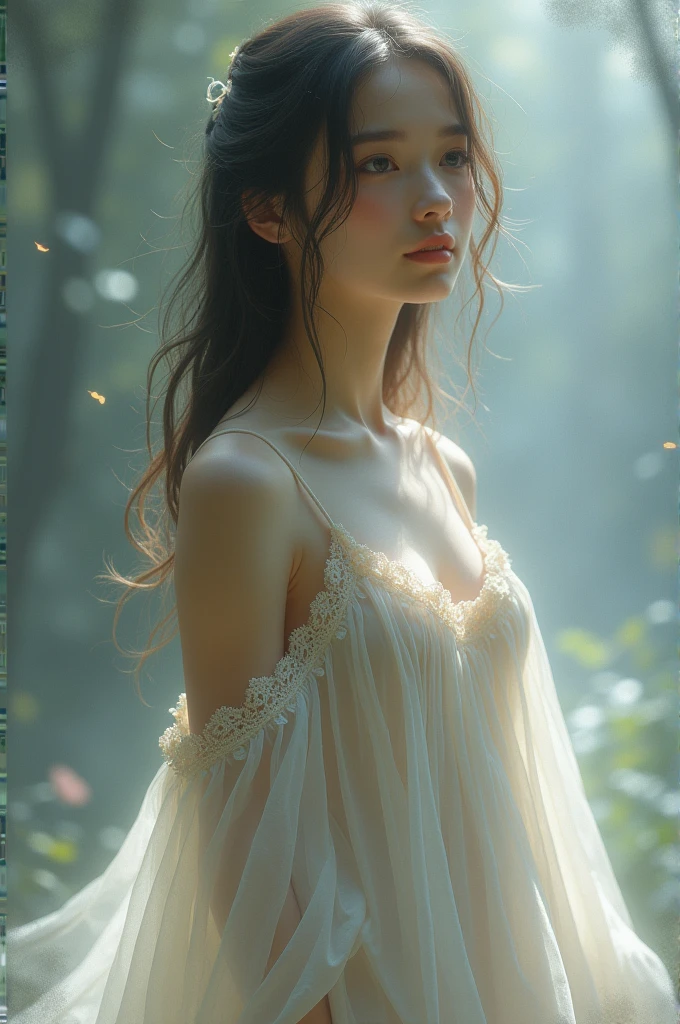 A girl without clothes