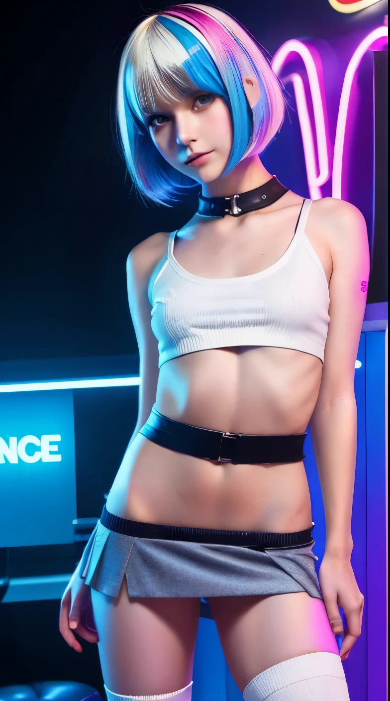 (masterpiece, best quality:1.5),Wearing a micro bikini and headphones,Arabian women, scifi character, 20 Years of Cyberpunk,short hair, I'Iのモデルの女の子, SF Women, SF Women, Akihiko Yoshida. Unreal Engine, Futuristic clothing and helmet, Beautiful cyberpunk female model, Photorealistic perfect body, SF Womenキャラクター, Quieter than Metal Gear Solid, Smooth, glowing skin