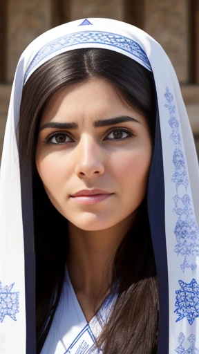 Judaean women focus on the face.