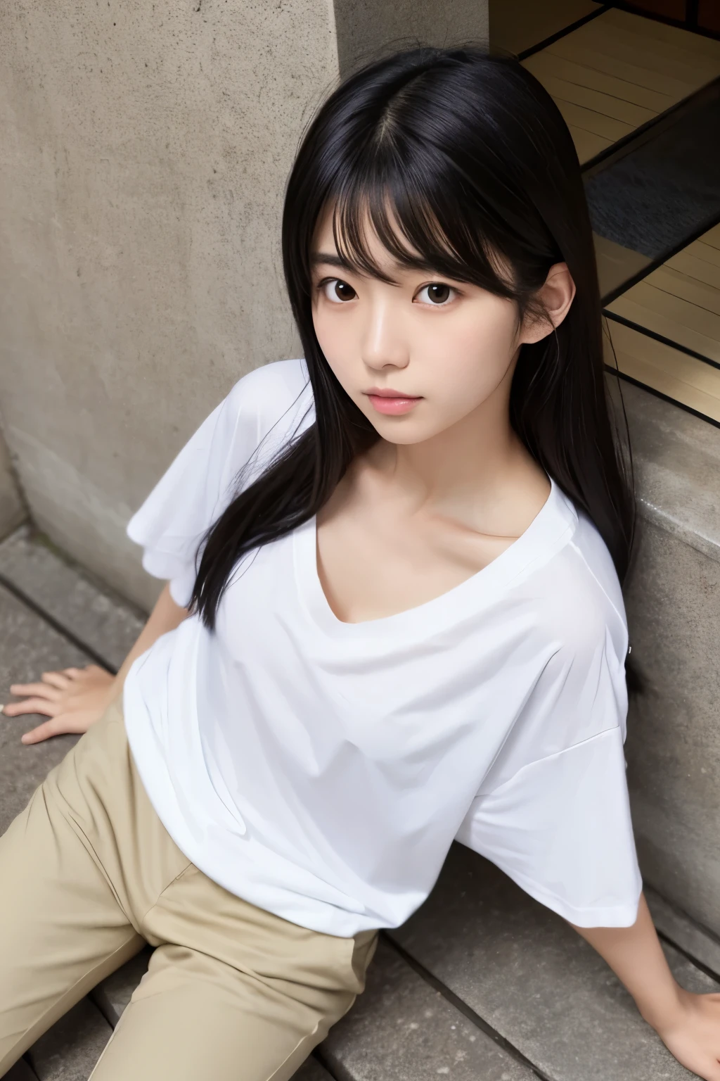 Best Quality, masutepiece, high resolucion, Top Quality、extremely highly detailed、masterpiece、realisitic、Photo real、a realistic schoolgirl、very detailed cute girl、flirting smile、(Wearing surreal pantyhose)、NSFW (New South Wales) (New South Wales) (New South Wales) (New South Wales) (New South Wales) (New South Wales) (New South Wales) (New South Wales) (New South Wales) (New South Wales) (New South Wales) (New South Wales) (New South Wales), school girl japanese teen girl、((Looking up,_down,))、Wear small panties、school uniformss、(skirtlift:1.4)、(bottomless)、Red blush、parted lips、looking looking at viewer、half-body photo、(Large crowds)、(Crowded alleys)、hair above one eye、 Beautiful supermodel、upon body, Tindal Effect, realisitic, Shadow Studio, rim lighting, Dual-tone lighting, (High-detail skins: 1.2), 8K UHD, Digital SLRs, Soft light, High Quality, Volume Light, Secretly filming, a photo of, high resolucion, 4k, 8K, Background Blur, colourfull, Vivid colors, shinny skin、exposed thighs!!!、
