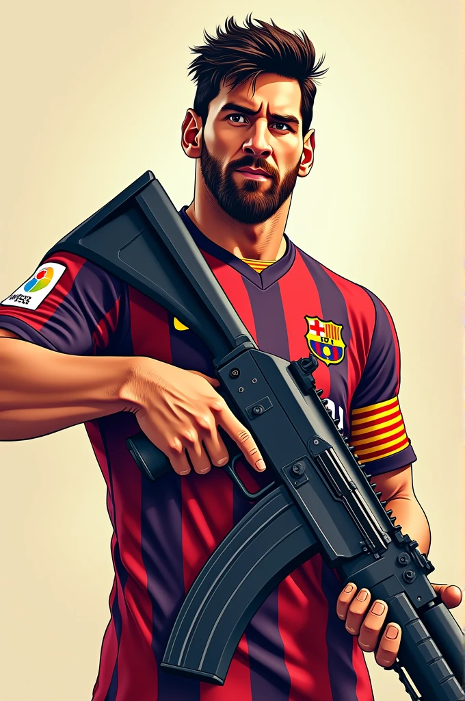 Virat Kohli with gun