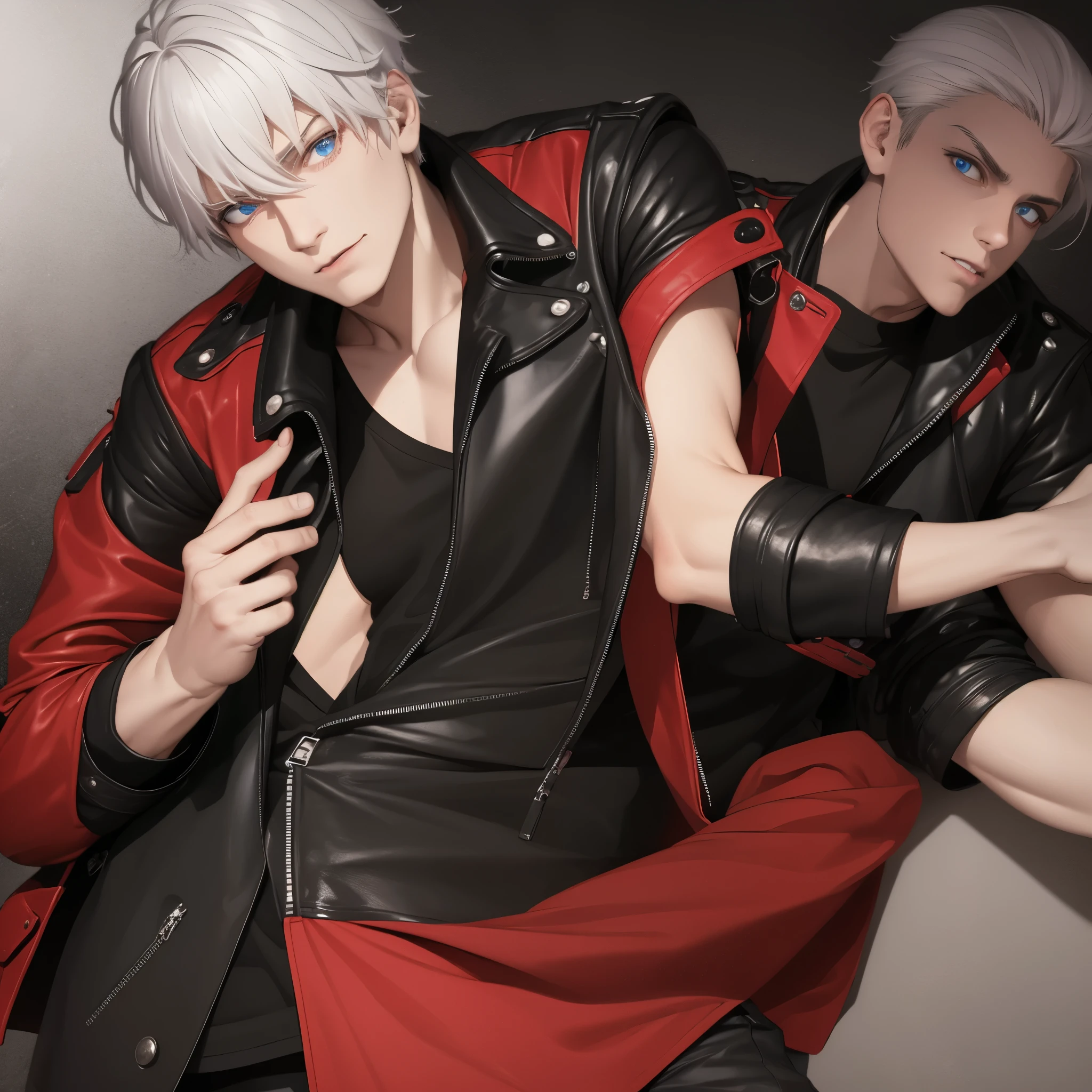 Vergil from Devil may cry Wearing in bikini Turns red horny