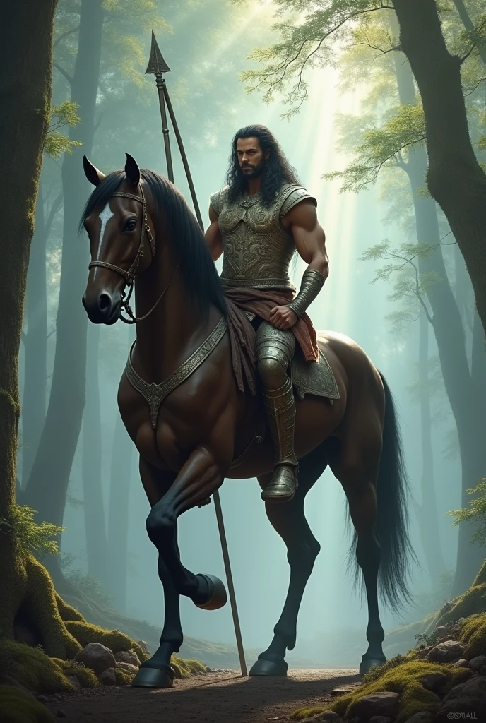 centaur half horse half man with large crossbow