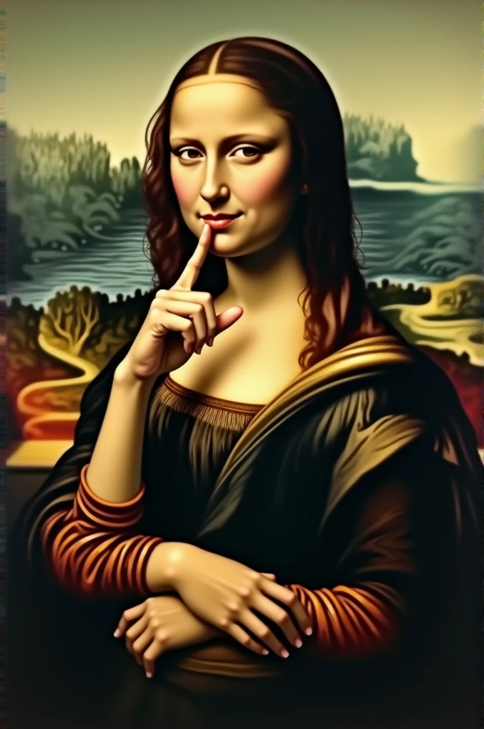 Mona Lisa smokes shit