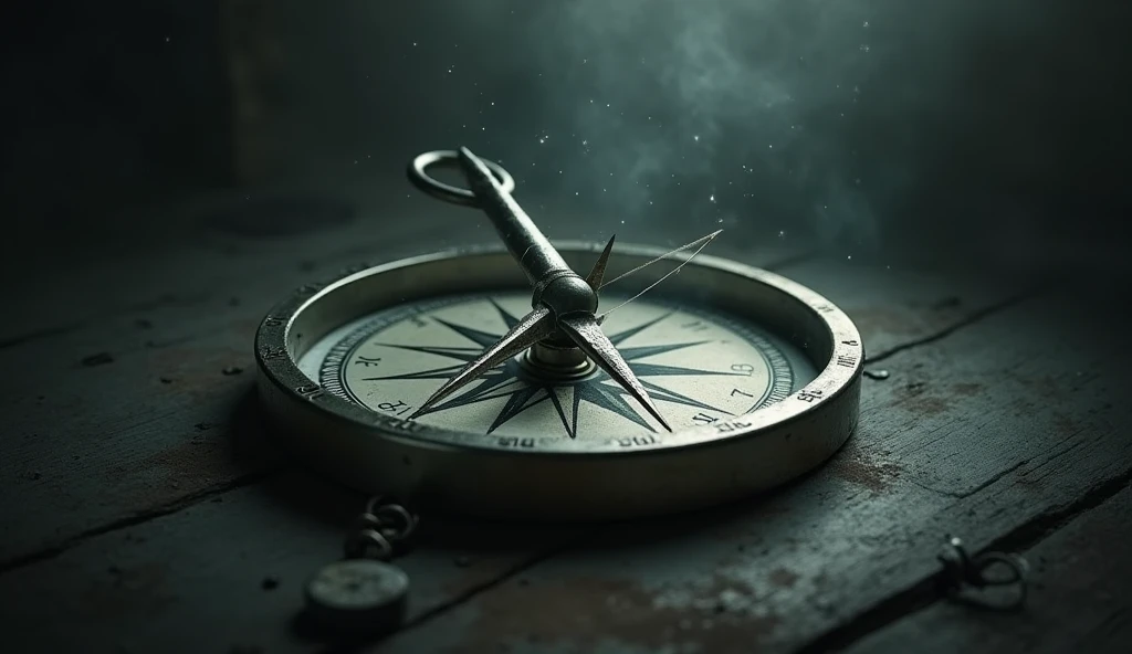 Create a hyper-realistic and mysterious image of an ancient compass next to an open map, with route markings drawn towards a place that symbolizes wealth and financial security. Solomon's hand is adjusting the compass to align with the path laid out, while in the background, defocused, a candle casts a soft light that illuminates the map. The scene should emphasize the precision and direction needed in financial planning., symbolizing that, with the right tools and a clear plan, it is possible to successfully navigate towards prosperity.
