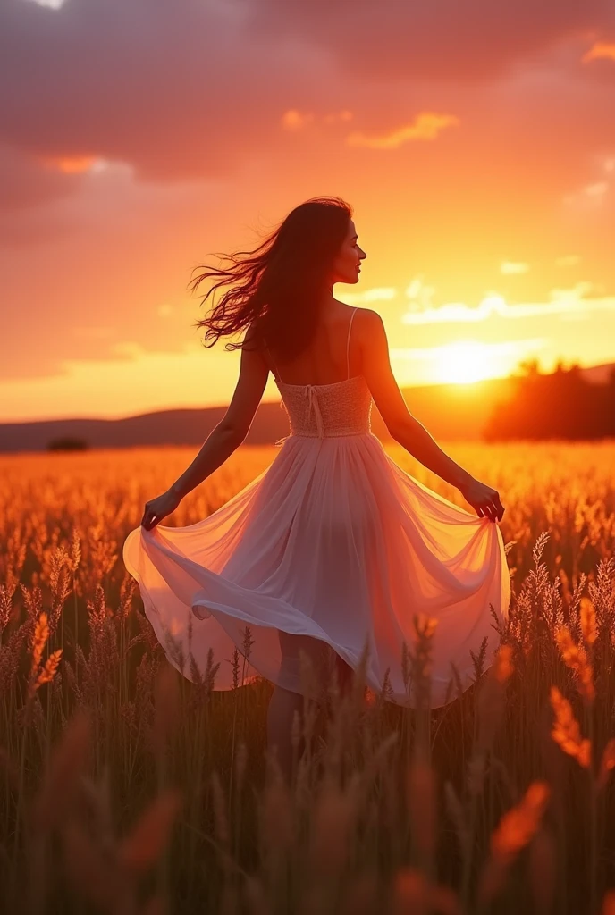 A beautiful woman who wishes for peace