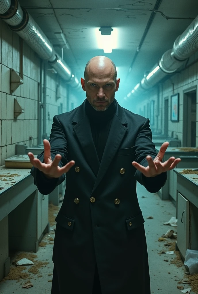 arafed image of a group of men in prison uniforms, die antwoord music video, still from the movie saw, film still from sin city, still from a music video, die antwoord, die antwoord style wear, rammstein, prison scene, syndicate(2012), slaughterhouse --auto --s2