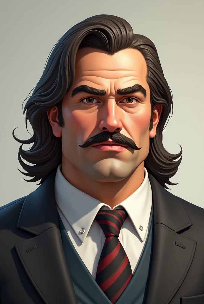 cartoon man with a beard in a suit and tie, high quality portrait, man with beard, bearded man, thick beard highly detailed, digitally painted, a portrait of the character, proffesional illustration, digital illustration portrait, some beard, highly detailed character, handsome stunning realistic, character full body portrait, neat beard, official character illustration, digital art of an elegant
