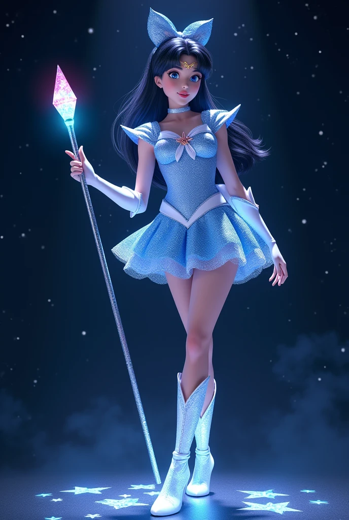 ((highest quality)), ((masterpiece)), (detailed), Perfect Face、5th grade elementary school、A gorgeous magical girl costume、Anus is visible、Spread your legs、Grinning