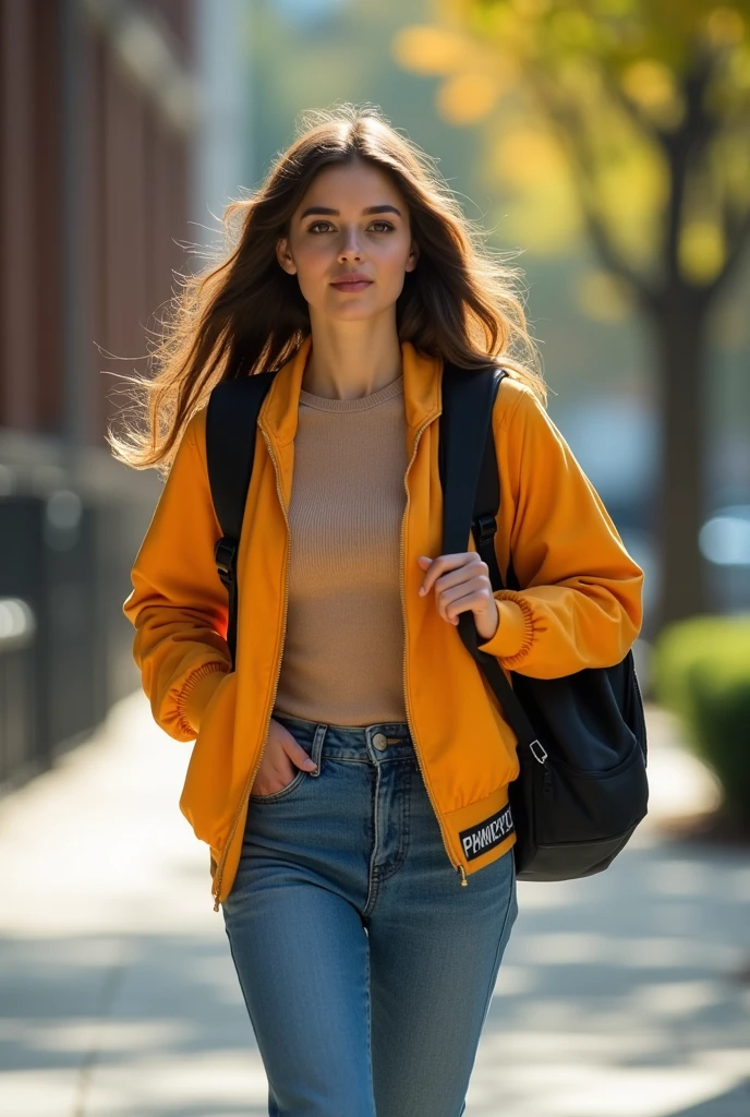 photo of beautiful (V4n3ss4M10v10-130:0.99), a woman, perfect hair, smiling, (modern photo), wearing (a Blazer and tailored trousers) with ballcap, portrait, 85mm, (analog, cinematic, film grain:1.3), (Virtual Reality World, Digital realm with vibrant landscapes, floating islands, fantastical creatures, and avatars.), detailed eyes, professional pose, painted lips, (epiCPhoto), (looking at viewer:1.1), (cinematic shot:1.3), (natural lighting, lit from above), <lora:add_detail:0.5>