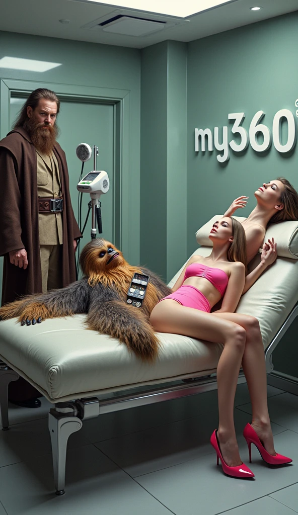 Star Wars, One old man Count Dooku and one young princess Padel human race, age gap, age difference, giant tall size, old man 70, long beard white, clothes darth sith, face smile, hairy body, naked, big long penis erect, cumming, he carries his girlfriend strongly with both hands, kissing mouths loves, ass fuck positions, sexy young girl 18, size tiny and skinny, a little pregnant, hairstyle blond, face embarrassing blushed, in comfort sitting position for sex, one old man, one young girl, naked, nsfw, on Spaceship.