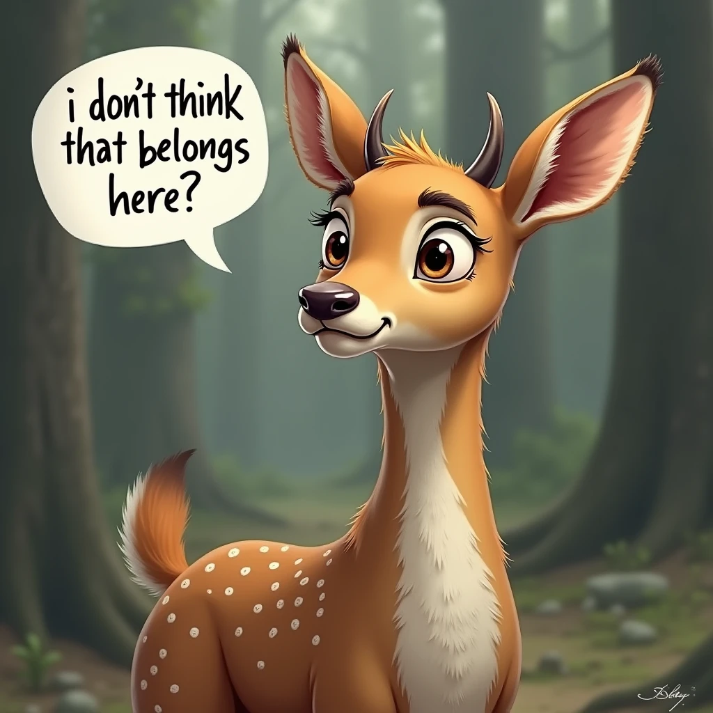 Feral Deer, standing in woods, view from behind, female, doe, tail raised, butt, pussy visible, deer pussy, anatomically correct genitalia, male feral deer, erect deer penis, female sucking male deer penis, oral sex, cum in mouth, Teats