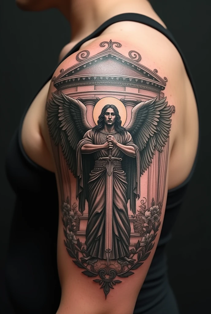 Saint Michael the Archangel tattoo
