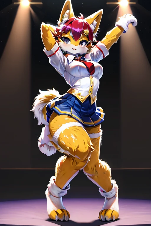 dance stage , girl , (curtsy) , My heart is pounding , (I’m bursting!:0.95) , (legs apart:0.3) , (number one!:0.9) , I want many people to see it , constipated for two weeks