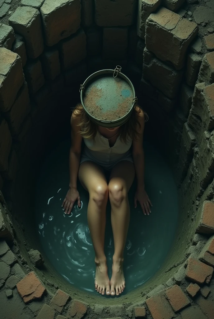 One girl, trapped in a spider web, bound by tentacles, wantun-tentacles
