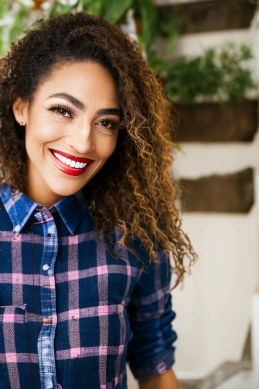 1girl, brown eyes, brown hair, curly hair, dark-skinned female, dark skin, long hair, long skirt, looking at viewer, skirt, solo, wavy hair, pose, ((upper body)), light smile,
masterpiece, best quality, bs_purpalpaca
<lora:weight_slider_v2:1> <lora:add_detail:0.35> <lora:add_sharpness:1><lora:add_sharpness:1><lora:add_sharpness:1><lora:add_sharpness:1>