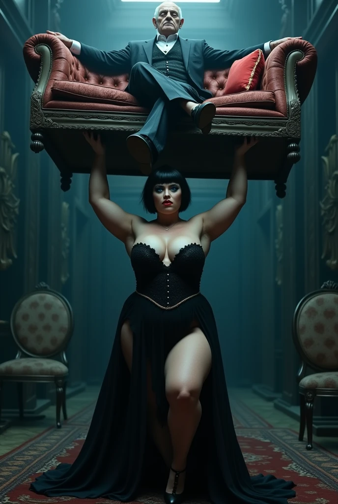 (((short-torsoed Japanese girls tied up by chain,arms up))), natural front lighting, ultra sharp focus, braided twin hair, large eyes with long eyelashes and double eyelids, dynamic angle,red lip,smile, (huge breasts), (full body shot:2), (slender waist),(thin long legs), wearing wedding dress